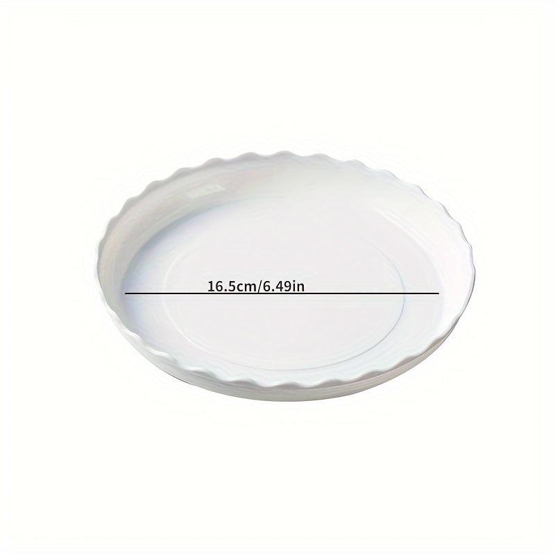 5pcs Plastic Planter Drain Trays for Patio Lawn & Garden