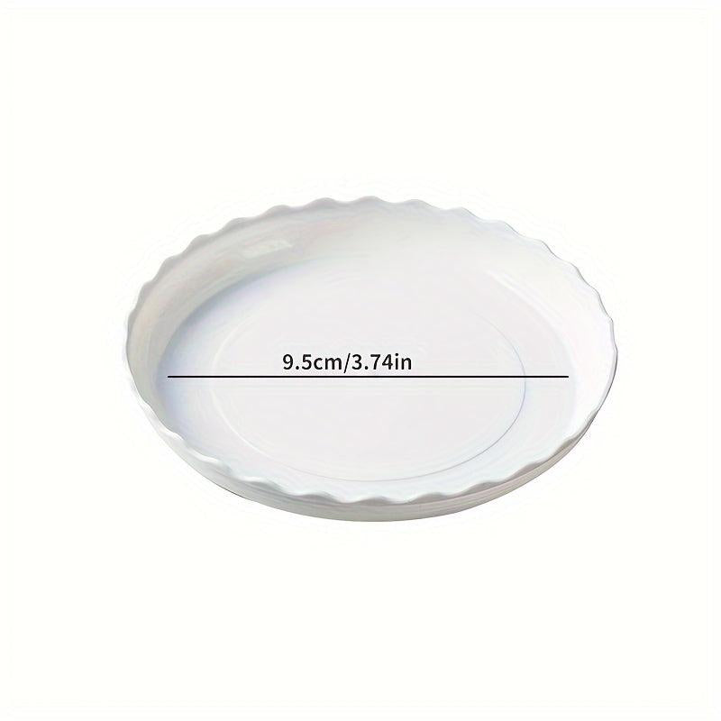 5pcs Plastic Planter Drain Trays for Patio Lawn & Garden