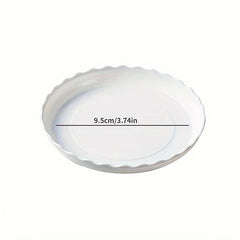 5pcs Plastic Planter Drain Trays for Patio Lawn & Garden