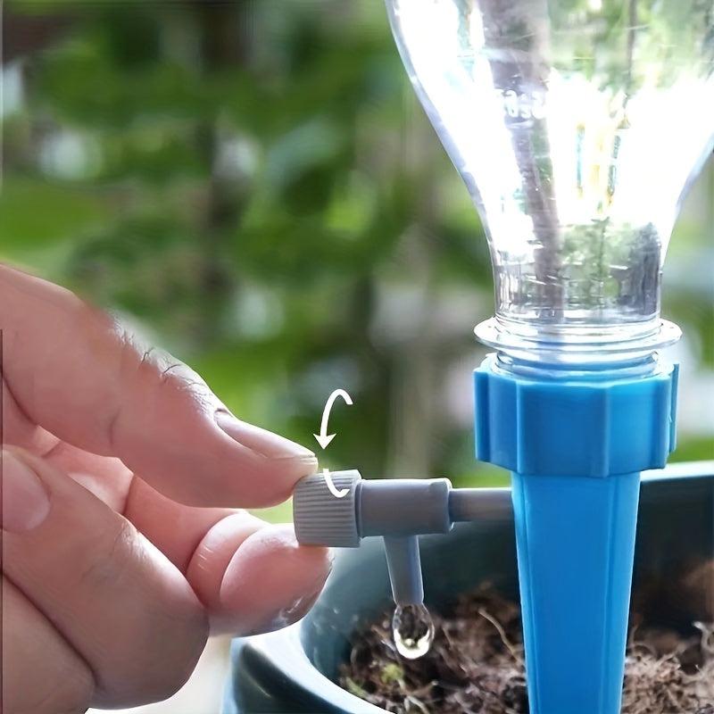Plant Self Watering Devices Auto Drip Irrigation Spikes Control Switch