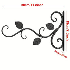 2pcs Hanging Plant Bracket 30 Metal Wrought Iron Planter Hooks