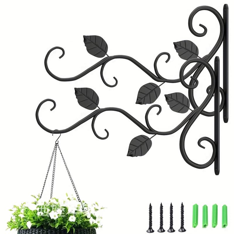 2pcs Hanging Plant Bracket 30 Metal Wrought Iron Planter Hooks