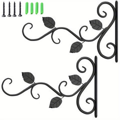 2pcs Hanging Plant Bracket 30 Metal Wrought Iron Planter Hooks