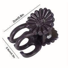 50pcs Flower Clip Orchid Iron Wire Support Rod Climbing Vine Plant Fixed Clip