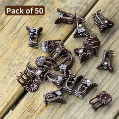 50pcs Flower Clip Orchid Iron Wire Support Rod Climbing Vine Plant Fixed Clip