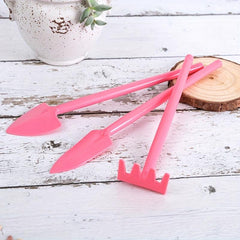 3 Piece Succulent Plant Set Mini Shovels for Potted Hoes & Garden Tools