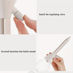 Automatic Watering Device Gray Plastic Drip Watering Device