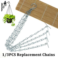 3pcs Replacement Chains For Hanging Basket Bird Feeders Lanterns