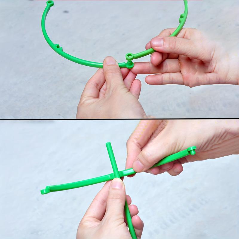 Spliced Flower Holder Support Rod Leaf Guard Plant Potted Orchid H