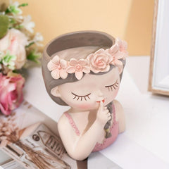 Creative Resin Face Planter Pot Succulent Planters