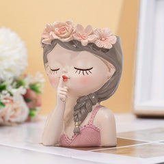 Creative Resin Face Planter Pot Succulent Planters