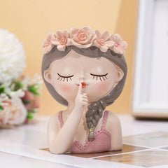 Creative Resin Face Planter Pot Succulent Planters