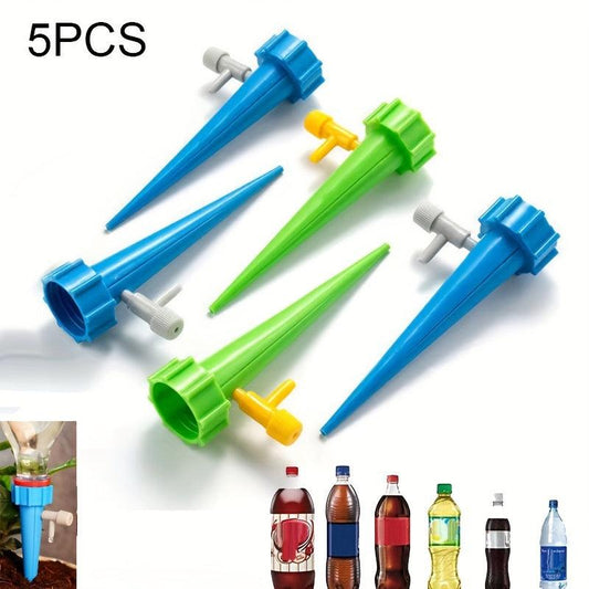 5pcs Self Watering Spike Mini Watering Drip Device Indoor Houseplant