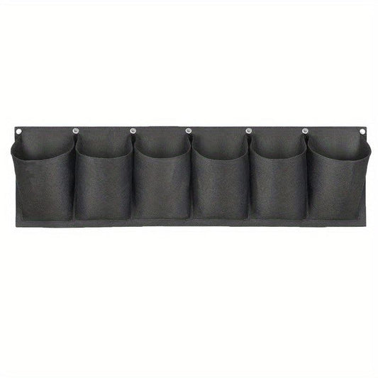 Vertical Planter Hanging Bag 6 Pockets for Garden Home Decoration