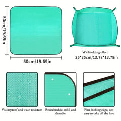 2pcs 50 Plant Potting Mats Waterproof Foldable Easy Transplanting