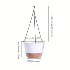 Hanging Orchid Flower Pot Green Carrot Ivy Household Hanging Pot