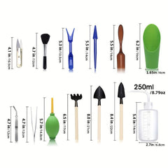 13pcs Succulent Tools Mini Garden Tool Set Transplanting Tools Set