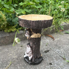 Adorable Raccoon Bird Feeder for Outdoor Decor