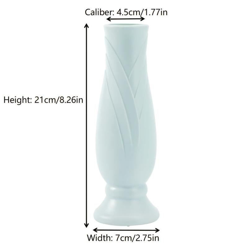 1pc Plastic Vase Creative Petal Shaped Vase Anti-drop Home Decoration