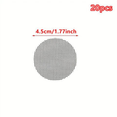 50pcs Flower Pot Hole Mesh Pad Soil Retention & Drainage Gardening Supply