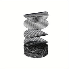 50pcs Flower Pot Hole Mesh Pad Soil Retention & Drainage Gardening Supply