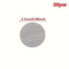 50pcs Flower Pot Hole Mesh Pad Soil Retention & Drainage Gardening Supply