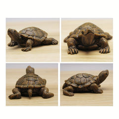 Cute Turtle Figurine for Garden Balcony Decoration
