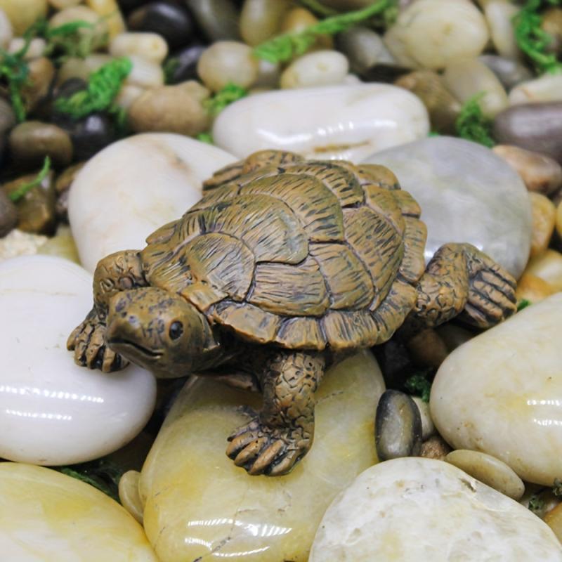 Cute Turtle Figurine for Garden Balcony Decoration