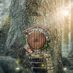 Fairy Gate Wooden Landscape Decoration Outdoor Crafts