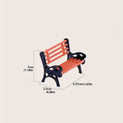 Park Reclining Chair Small Seat Succulent Micro Landscape Ornament