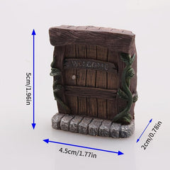 Miniature Outdoor Doors and Windows for Home Decor