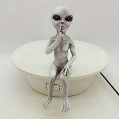 Alien Resin Ornament for Garden, Forest, Lawn