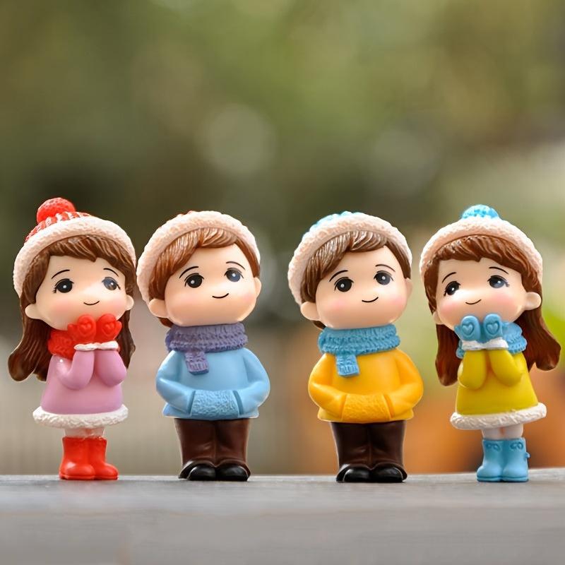 Mini Snowman & Couple Charms - Festive Holiday Decoration