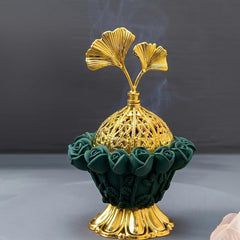 Rose Flower Resin Incense Burner - Middle Eastern Charm for Your Home