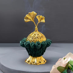 Rose Flower Resin Incense Burner - Middle Eastern Charm for Your Home