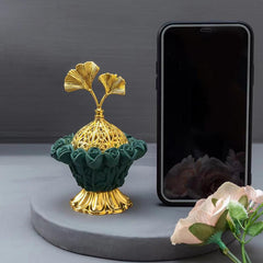 Rose Flower Resin Incense Burner - Middle Eastern Charm for Your Home