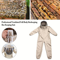 Beekeeping Suit Full Body Protection with Fencing Veil