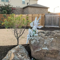 Retro Angle Fairy Statue for Garden Home or Office