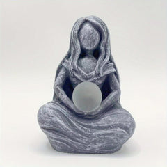 Moon Goddess Statue - Beautiful Fairy Ornament for Home Office Garden