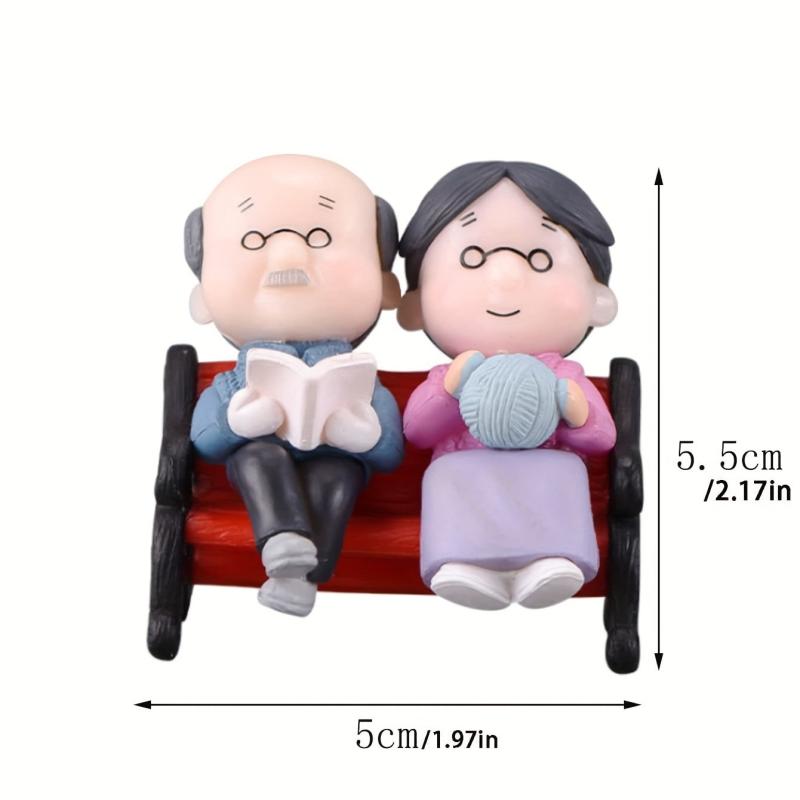 Chair Love Couple Art Decor for Outdoor Holiday Summer Theme Home Garden