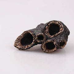 Artificial Tree Stump Resin Statue Mini Garden Figurine Stump Ornament