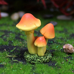 Mushroom Resin Statue Micro Landscape Succulent Bonsai DIY Accessorie
