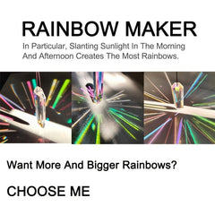2pcs 5 Suncatcher Prism Pendant AB Crystal Rainbow Maker Hanging