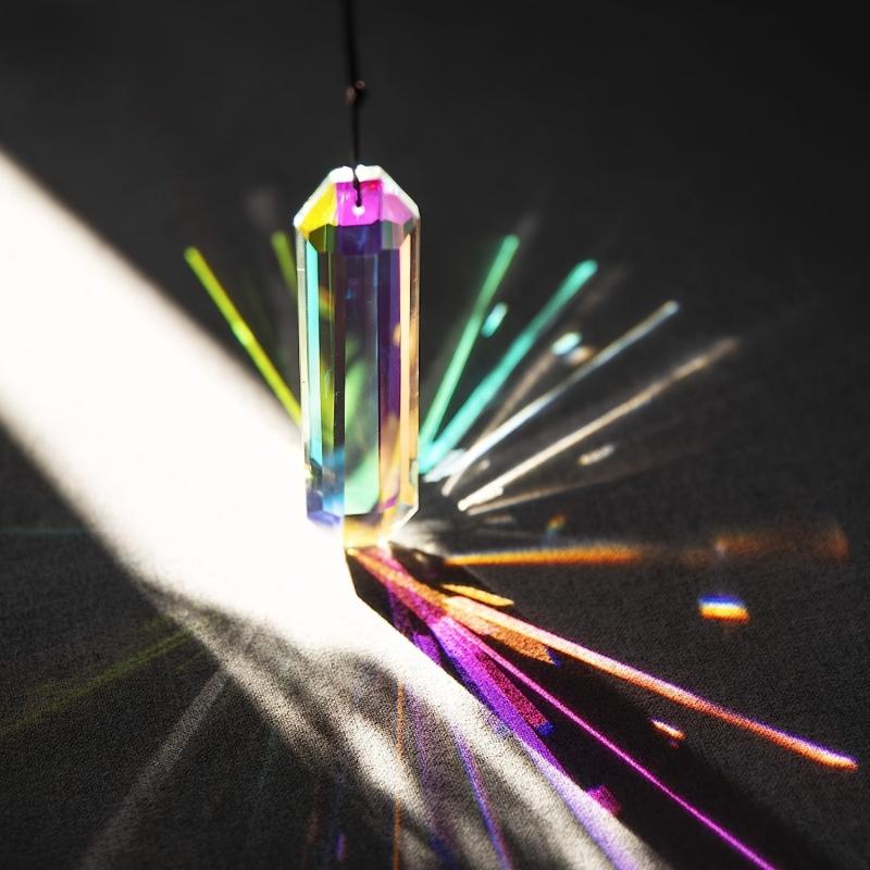 2pcs 5 Suncatcher Prism Pendant AB Crystal Rainbow Maker Hanging