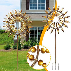 Metal Wind Spinner Outdoor Decor Yard Patio Lawn Garden Fall Decor