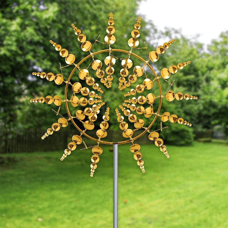 Metal Wind Spinner Outdoor Decor Yard Patio Lawn Garden Fall Decor