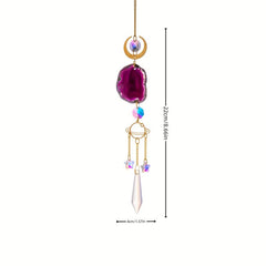 6pcs Crystal Suncatcher Indoor Window Hanging Sun Catchers With Prisms