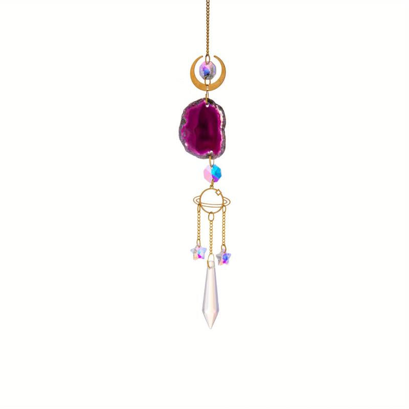 6pcs Crystal Suncatcher Indoor Window Hanging Sun Catchers With Prisms