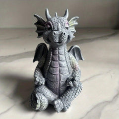 Dragon Statue Resin Ornament Patio Garden Decor