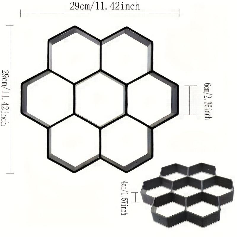 Garden Road Concrete Mold - Brick Stone Road Mold G Model